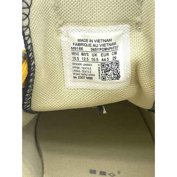 Converse Unisex All Star EYINTERN Black White Sneakers M9166 Men’s 10.5 Wo’s 12 - Picture 12 of 12